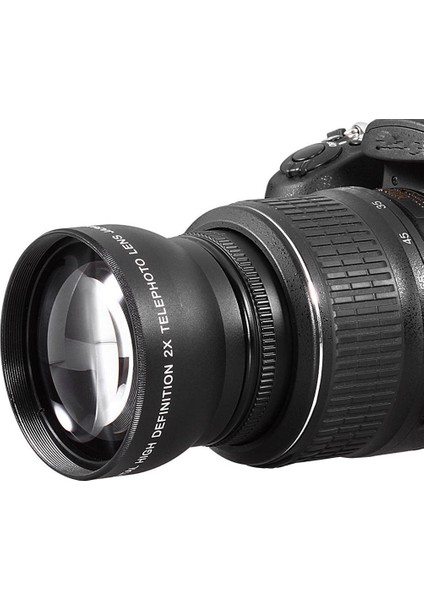 Sony Dslr Kameralar Için 55 mm 2x Büyütme Telefoto Lens (Yurt Dışından)