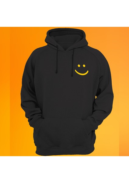 Always Smile Baskılı 3 Ipl. Şardonlu %100 Pamuk, Içi Polar, Çok Kalın Sweatshirt