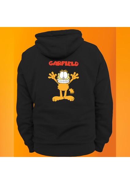 Garfield Baskılı 3 Ipl. Şardonlu %100 Pamuk, Içi Polar, Çok Kalın Sweatshirt
