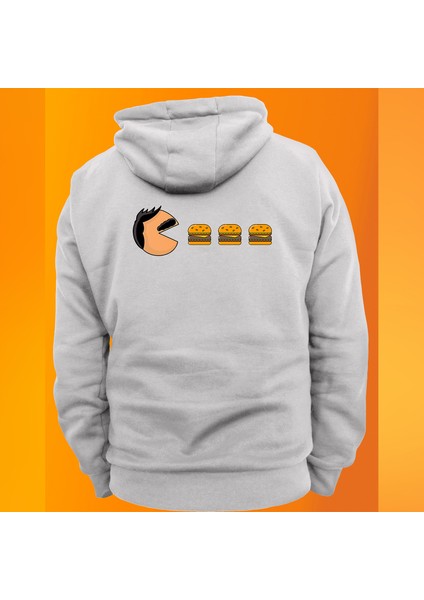 Pac-Man Baskılı 3 Ipl. Şardonlu %100 Pamuk, Içi Polar, Çok Kalın Sweatshirt