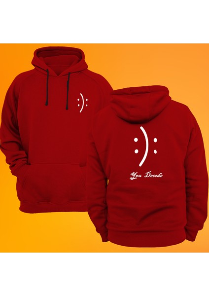 Sen Karar Ver Baskılı 3 Ipl. Şardonlu %100 Pamuk, Içi Polar, Çok Kalın Sweatshirt