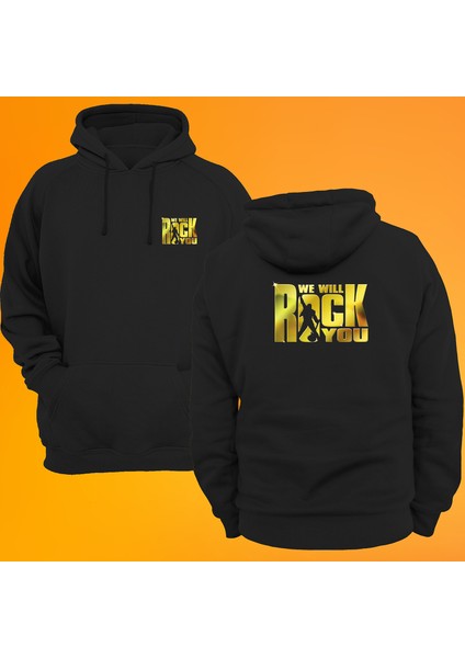 Wewillrockyou Baskılı 3 Ipl. Şardonlu %100 Pamuk, Içi Polar, Çok Kalın Sweatshirt