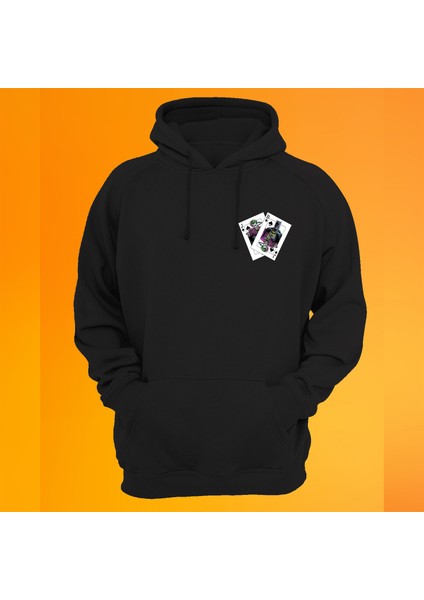 Joker Here's My Card Baskılı 3 Ipl. Şardonlu %100 Pamuk, Içi Polar, Çok Kalın Sweatshirt fiyatları