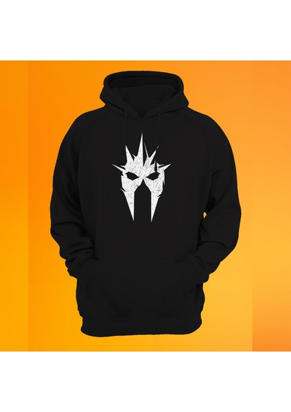 Lotr Yüzüklerin Efendisi Witch King Baskılı Fermuarsız Kapüşonlu Sweatshirt