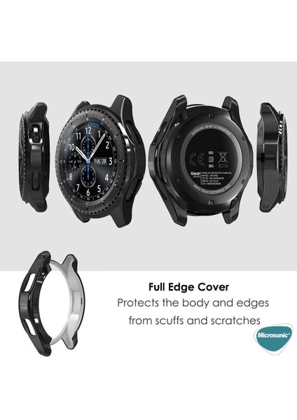 Samsung Galaxy Watch 4 Classic 46MM Kılıf 360 Full Round Soft Silicone Rose Gold fırsatları