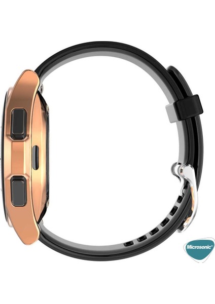 Samsung Galaxy Watch 4 Classic 46MM Kılıf 360 Full Round Soft Silicone Rose Gold indirimleri
