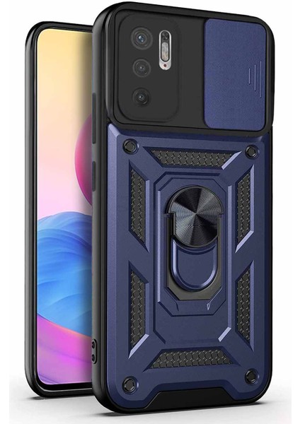 Xiaomi Redmi Note 10 5g Kılıf Impact Resistant Lacivert