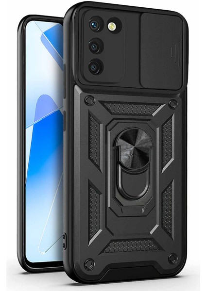 Oppo A55 5g Kılıf Impact Resistant Siyah
