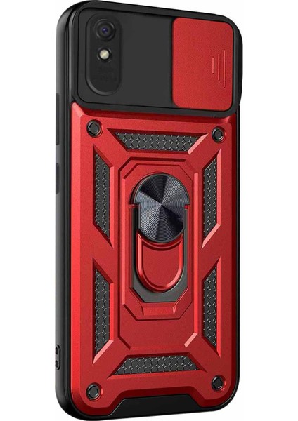 Xiaomi Redmi 9A Kılıf Impact Resistant Kırmızı fiyatları
