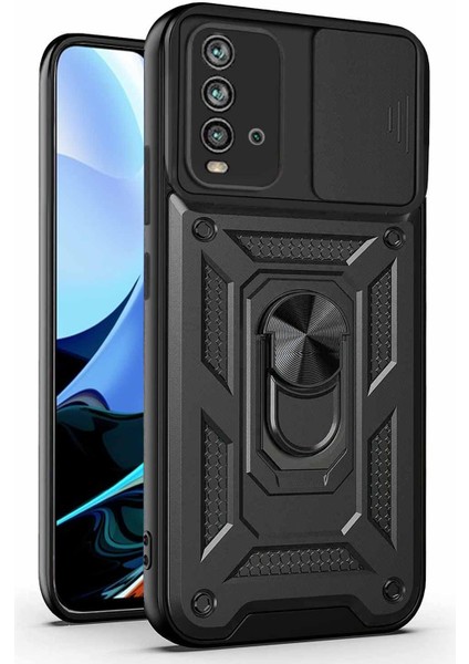 Xiaomi Redmi 9t Kılıf Impact Resistant Siyah