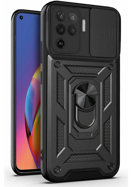 Oppo Reno 5 Lite Kılıf Impact Resistant Siyah