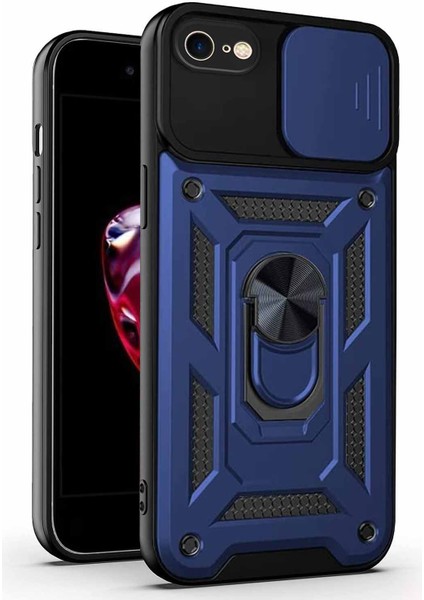 Apple iPhone 7 Kılıf Impact Resistant Lacivert