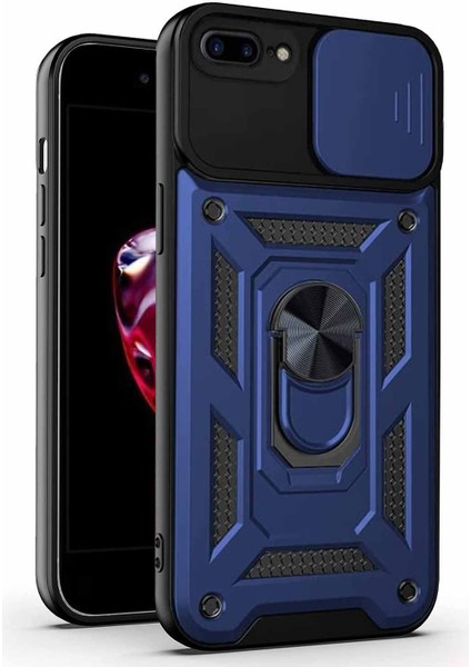 Apple iPhone 7 Plus Kılıf Impact Resistant Lacivert