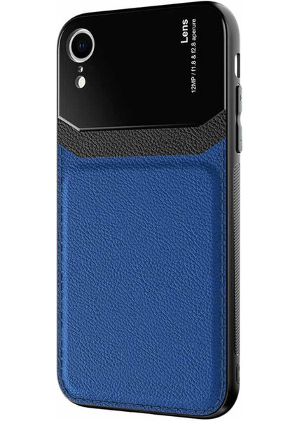 Apple iPhone Xr Kılıf Uniq Leather Lacivert fiyatları