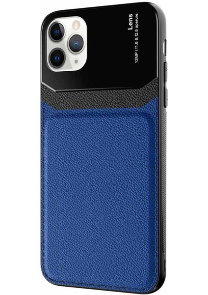 Apple iPhone 11 Pro Max Kılıf Uniq Leather Lacivert fiyatları