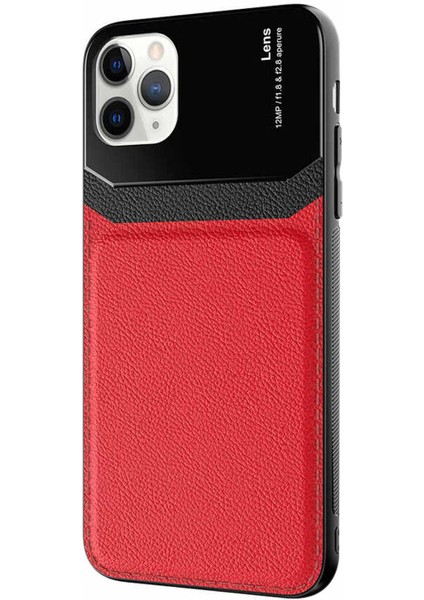 Apple iPhone 11 Pro Max Kılıf Uniq Leather Kırmızı fiyatları