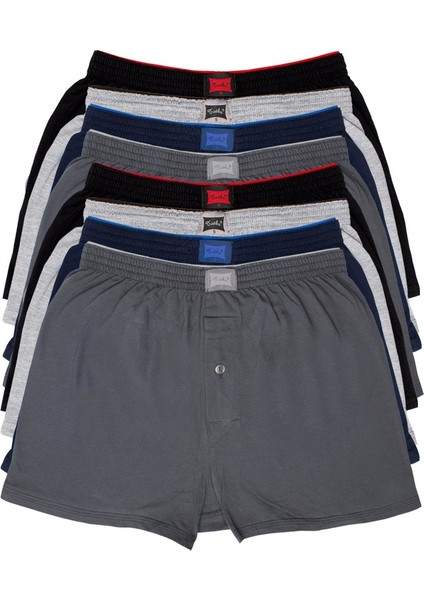 8'li Fırsat Ürünü! Erkek Penye Havlu Bel Boxer Karışık Renk modelleri