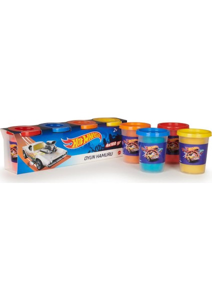 Oyun Hamuru 4'lü Paket - 4 x 100 gr Hot Wheels