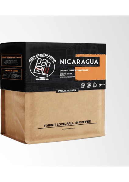 Nıcaragua Nitelikli Çekirdek Kahve 250 Gr.