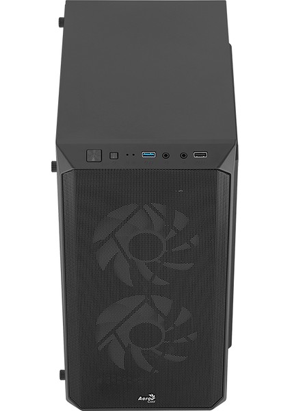 CS-107 3X12CM Frgb Micro Atx  Mini Itx Siyah Oyuncu Bilgisayar  Kasası AE-CS107