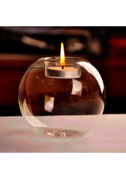 F Fityle Şeffaf Cam Çay Işık Mum Tutucu Dekor (Yurt Dışından) fiyatları