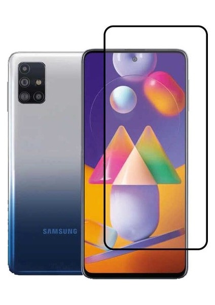 Samsung Galaxy M31S Tam Kaplayan Fiber Nano Ekran Koruyucu Cam
