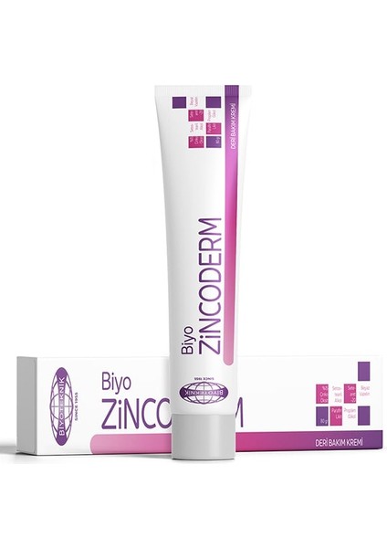Biyoteknik Biyo Zincoderm Deri Bakım Kremi 80 gr