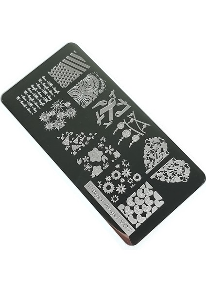 Nail Art Stamping Baskı Plakası VV07