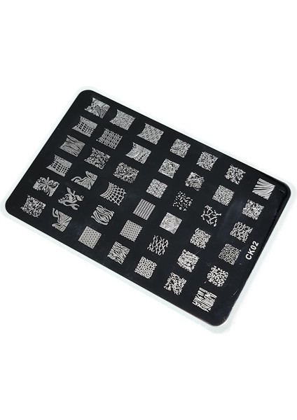 Nail Art Stamping Baskı Plakası Büyük Boy Xl CK02