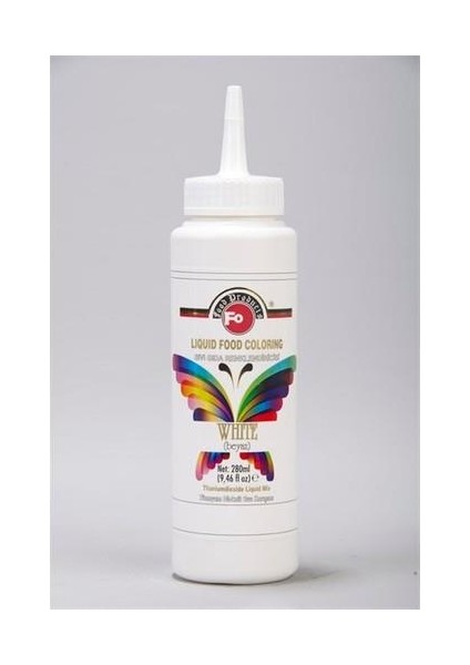 Beyaz Sıvı Gıda Boyası 280 ml