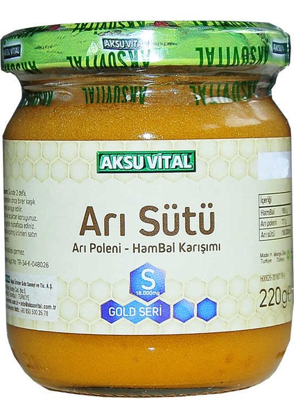 Arı Sütü Polen Bal Karışımı 18.000 Mg