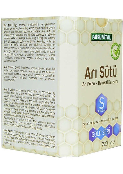 Arı Sütü Polen Bal Karışımı 18.000 Mg