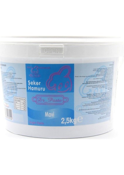 Şeker Hamuru 2,5 kg - Mavi