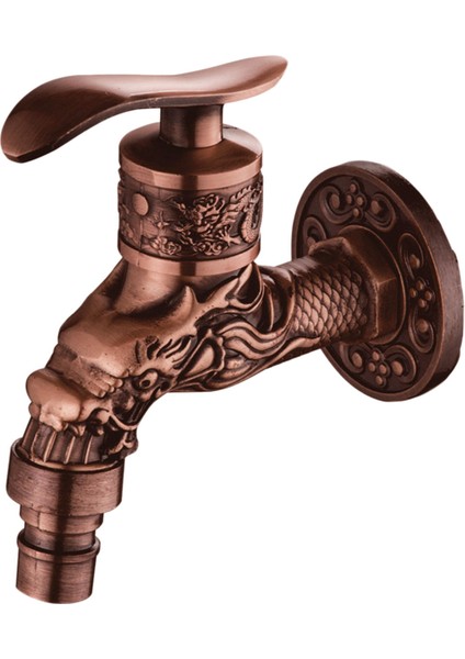 Kapalı Ev Lavabo Banyo Bataryası, Duvara Monte Havzası Evye Karıştırma Musluk Açık Bahçe Balkon Su Dokunun, Küvet Duvarları Bibcock - Bronz (Yurt Dışından)