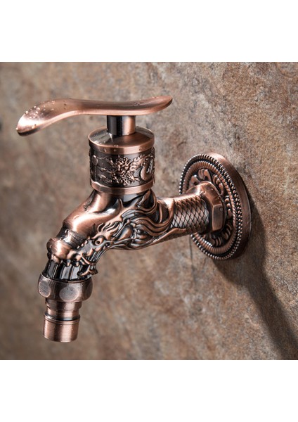 Kapalı Ev Lavabo Banyo Bataryası, Duvara Monte Havzası Evye Karıştırma Musluk Açık Bahçe Balkon Su Dokunun, Küvet Duvarları Bibcock - Bronz (Yurt Dışından) fiyatları