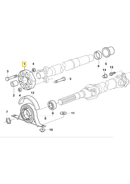 Bmw ve Mini Uyumlu Ayd Şaft Köselesi 26111225624