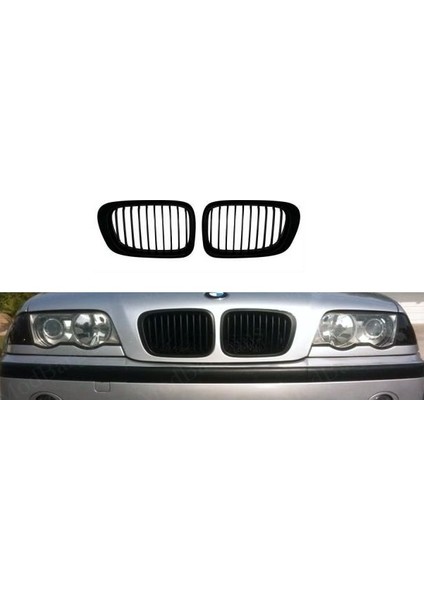 Bmw E46 Sedan - 09.2001 Uyumlu Siyah Panjur Set 51138208487 ve 488