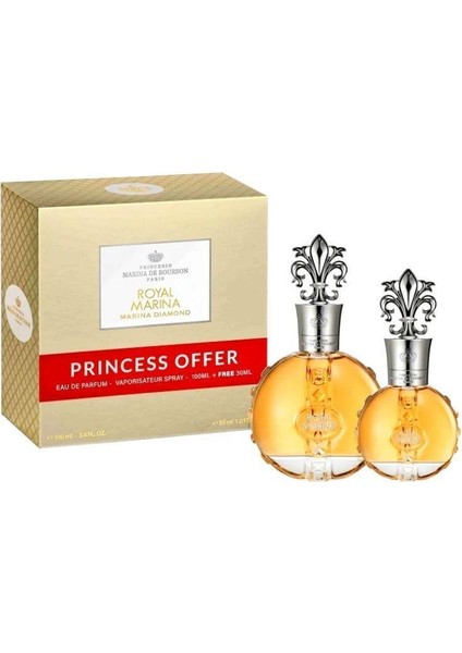 Royal Marina Diamond Edp 100 ml + 30 ml Kadın Parfüm Seti