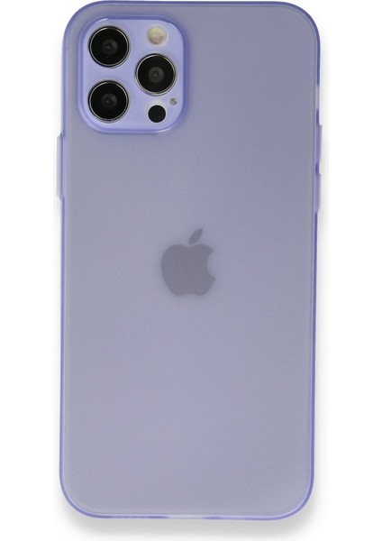 Apple iPhone 13 Pro Max Kılıf 0.3mm Ultra Ince Hayalet Yumuşak Kapak Mor