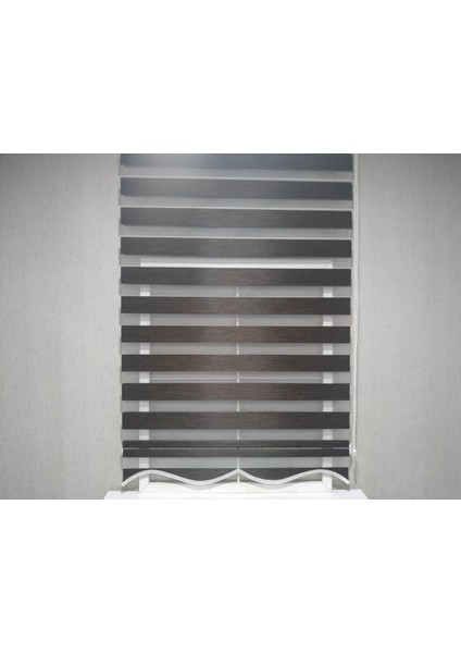 Dilimli Soft Bamboo Acı Kahverengi Zebra Perde fiyatları