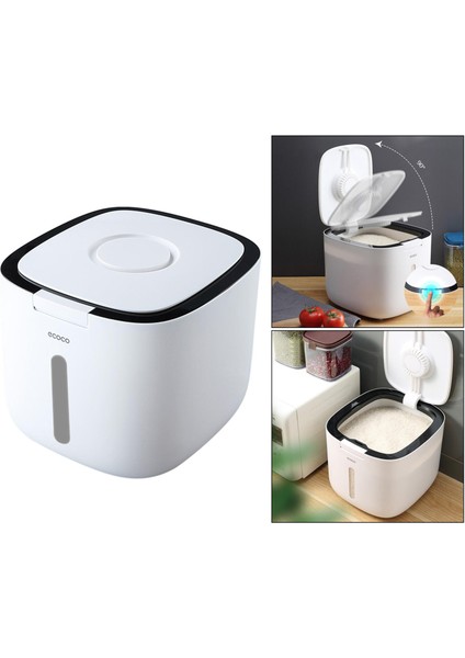 10KG Nano Mutfak Nem Geçirmez Pirinç Kutusu - Beyaz (Yurt Dışından) fırsatları