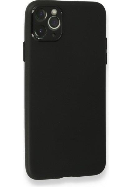 Apple iPhone 11 Pro Max Kılıf 0.3mm Ultra Ince Hayalet Yumuşak Kapak Siyah