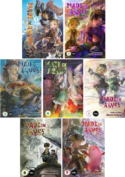 Made In Abyss 1-2-3-4-5-6-7. Ciltler Manga Seti - Akimito Tsukuşi