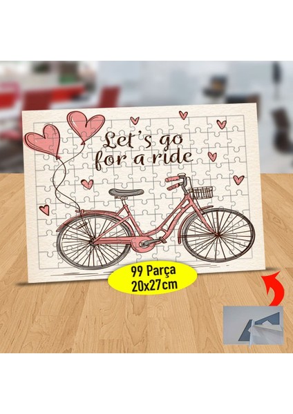 Let's Go For A Ready Yazılı 99 Parça Puzzle Yapboz TABLO-78431