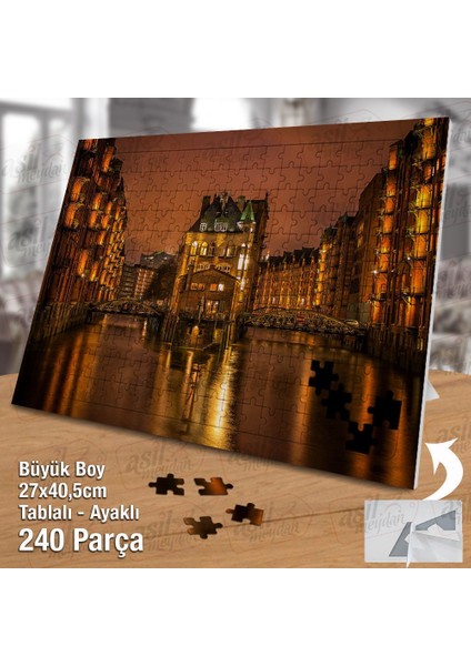 Asil Hobi Venedik - Deniz - Şehir - Manzara Yapboz - Ayak Destekli Çerçeveli 240 Parça Puzzle fiyatları