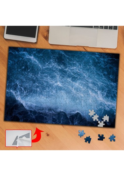 Kıyıya Vuran Dalgalar, Deniz 240 Parça Puzzle Yapboz TABLO-A016