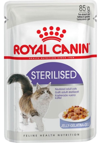 Jelly Sterilised Kısırlaştırılmış Kedi Yaş Maması 85 gr 12'li