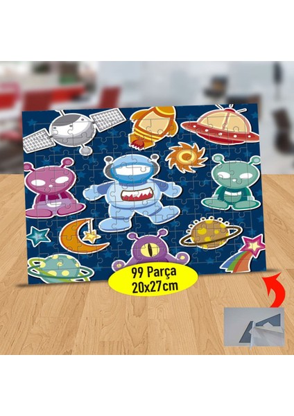 Gezegende Yaşayan Uzaylılar 99 Parça Puzzle Yapboz TABLO-1042133