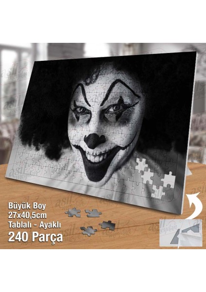 Asil Hobi Gülümseyen Paylanço -Makyaj -Kostüm Yapboz- Ayak Destekli Çerçeveli 240 Parça Puzzle fiyatları