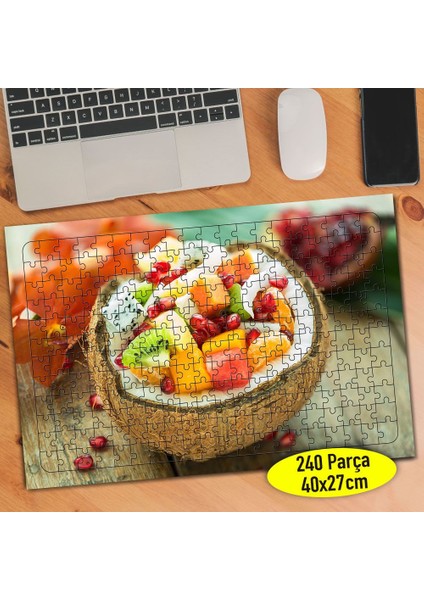 Hindistan Cevizi Orman Meyveleri 240 Parça Puzzle YAPBOZ-893134